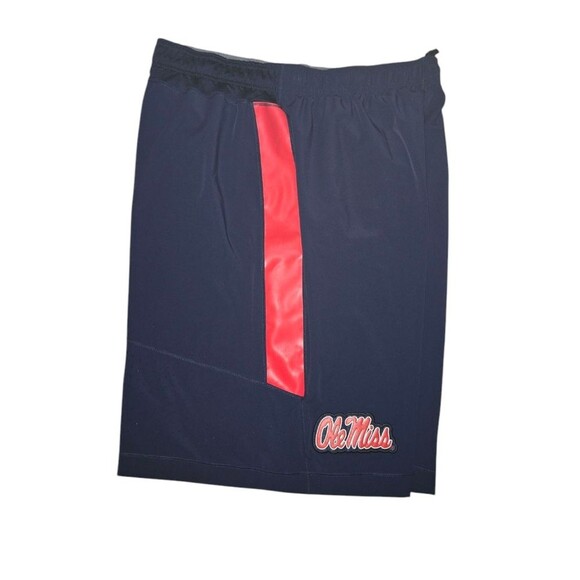 Nike Ole Miss Rebels Red & Blue Drawstring 11" Inseam Basketball Shorts Size XL - Picture 2 of 11